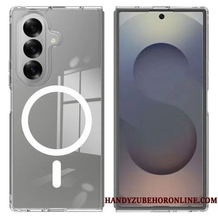 Cover Hoesje Samsung Galaxy Z Fold 7 Telefoonhoesje Magsafe-compatibel Transparant