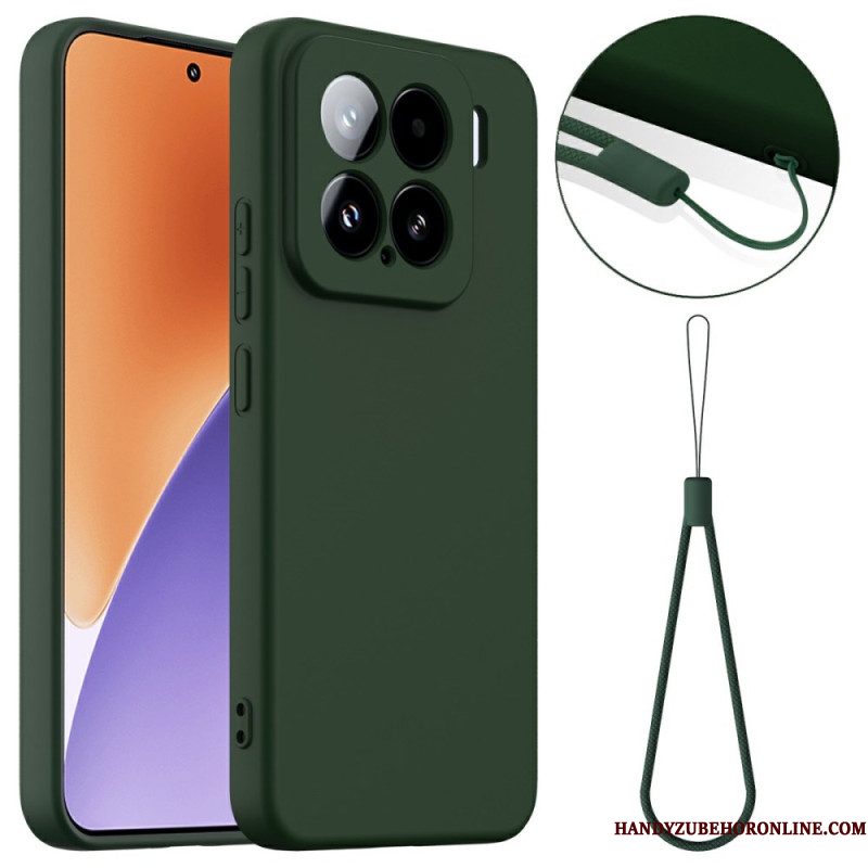 Cover Hoesje Xiaomi 15 Telefoonhoesje Magsafe-compatibel Met Koord