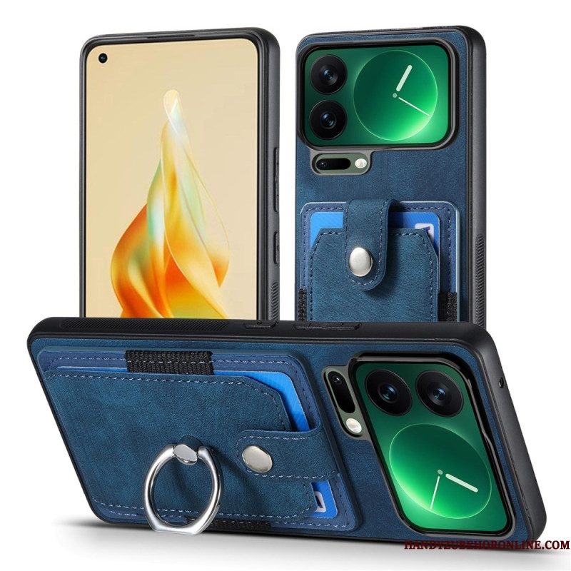 Cover Hoesje Xiaomi 17 Pro Max Telefoonhoesje Kaarthouder En Ringhouder