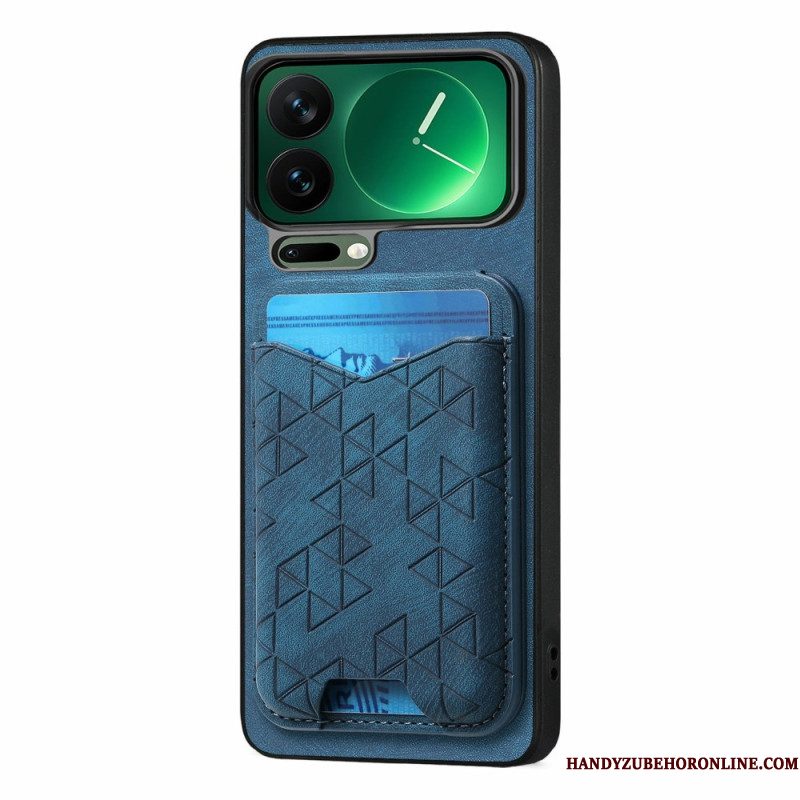Cover Hoesje Xiaomi 17 Pro Max Telefoonhoesje Kaarthouder En Verstelbare Standaard