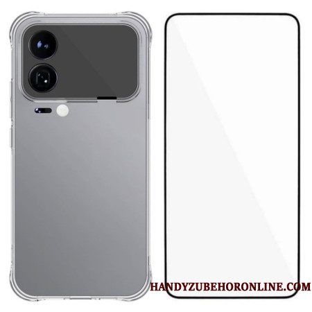 Cover Hoesje Xiaomi 17 Pro Max Telefoonhoesje Verstevigd Transparant Met Schermbeschermer