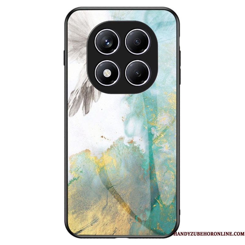 Cover Hoesje Xiaomi Redmi Note 14 Pro 4g Telefoonhoesje Marmer Gehard Glas