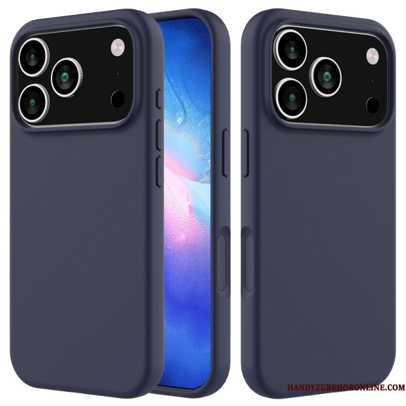 Cover Hoesje iPhone 17 Pro Telefoonhoesje Vloeibare Siliconen