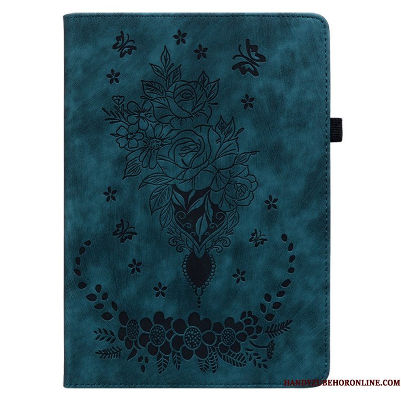Cover Samsung Galaxy Tab S10 Plus Vlinders En Rozen
