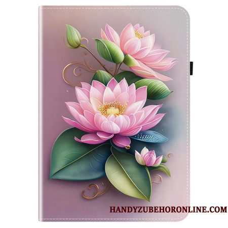 Cover Voor Samsung Galaxy Tab S10 Fe Plus Lotus