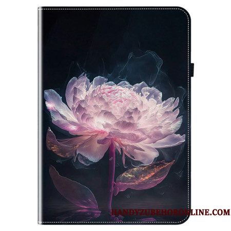 Cover Voor Samsung Galaxy Tab S10 Fe Plus Roze Pioenroos
