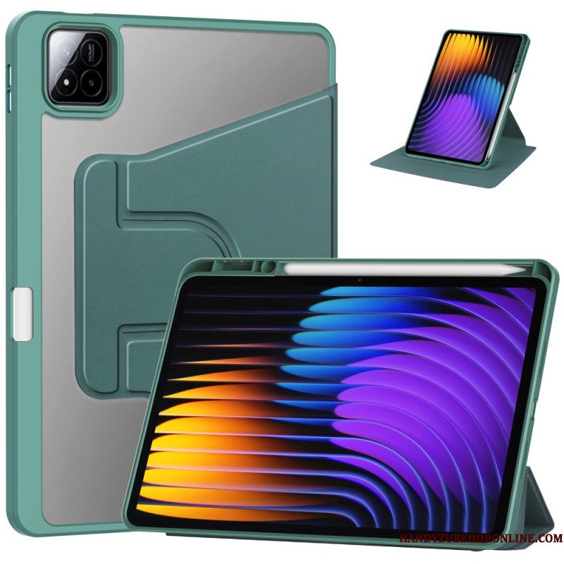 Cover Xiaomi Pad 7 / 7 Pro Lederlook Met Draaibare Standaard Bescherming Hoesje