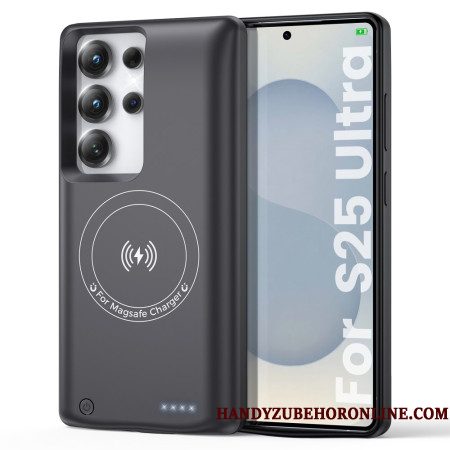 Externe Batterijhoes Van 10000 Mah Voor Samsung Galaxy S25 Ultra Met Magnetische Bevestiging