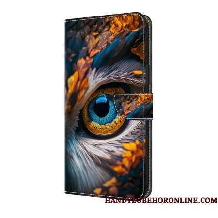 Flip Case Leren Samsung Galaxy A17 4g / 5g Blik
