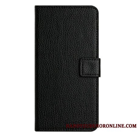 Flip Case Leren Samsung Galaxy A17 4g / 5g Lychee Textuur Lederlook