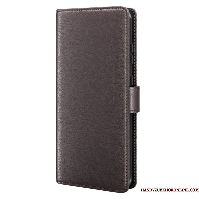Flip Case Leren Samsung Galaxy S25 5g Echt Leer