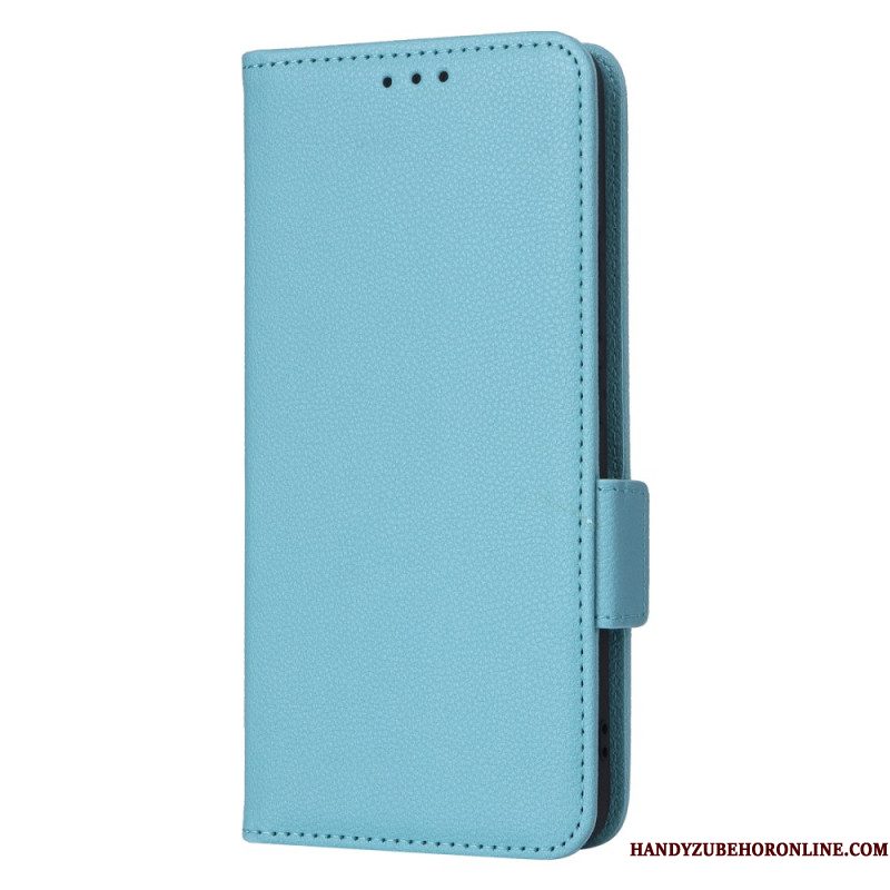 Flip Case Leren Samsung Galaxy S25 5g Edge Kunstleer Met Bandje
