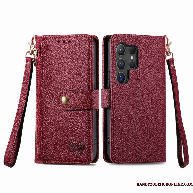 Flip Case Leren Samsung Galaxy S25 Ultra 5g Hart
