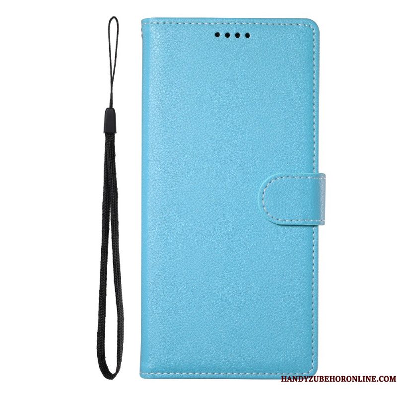 Flip Case Leren Samsung Galaxy S26 Lychee-textuur