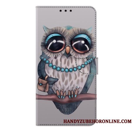 Flip Case Leren Samsung Galaxy S26 Plus Uilenketting