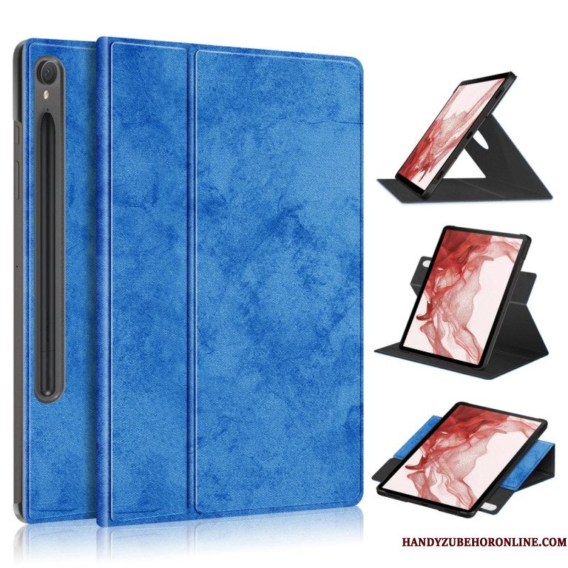 Flip Case Leren Samsung Galaxy Tab S10 Fe Draaibaar