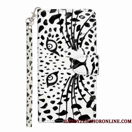 Flip Case Leren Xiaomi 15t Pro Luipaardbandje