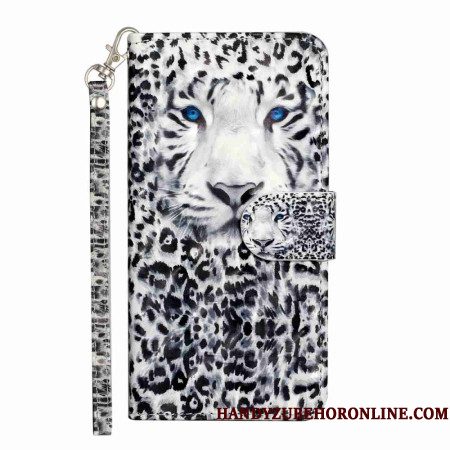 Flip Case Leren Xiaomi 15t Pro Luipaardbandje