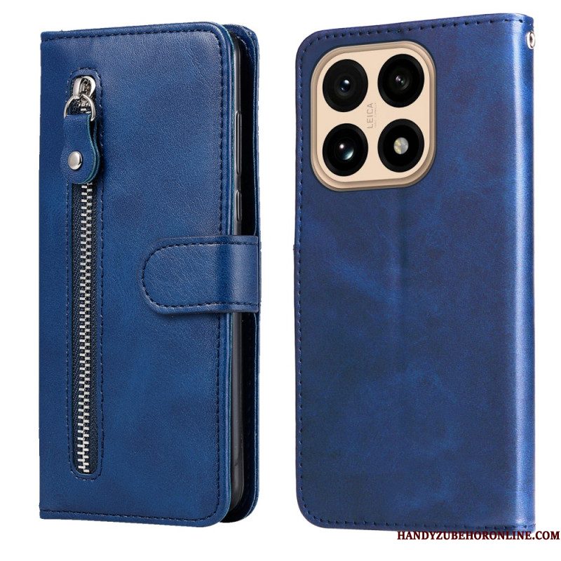 Flip Case Leren Xiaomi 15t Zak Met Rits