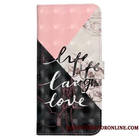 Flip Case Leren Xiaomi 17 Pro Max Marmer In Drie Kleuren
