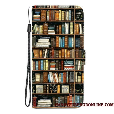 Flip Case Leren Xiaomi Redmi Note 15 Pro Plus 5g Bibliotheek