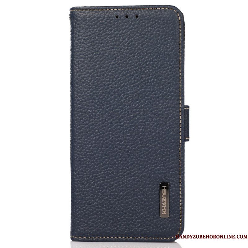 Flip Case Leren iPhone 17 Khazneh Eersteklas Leer