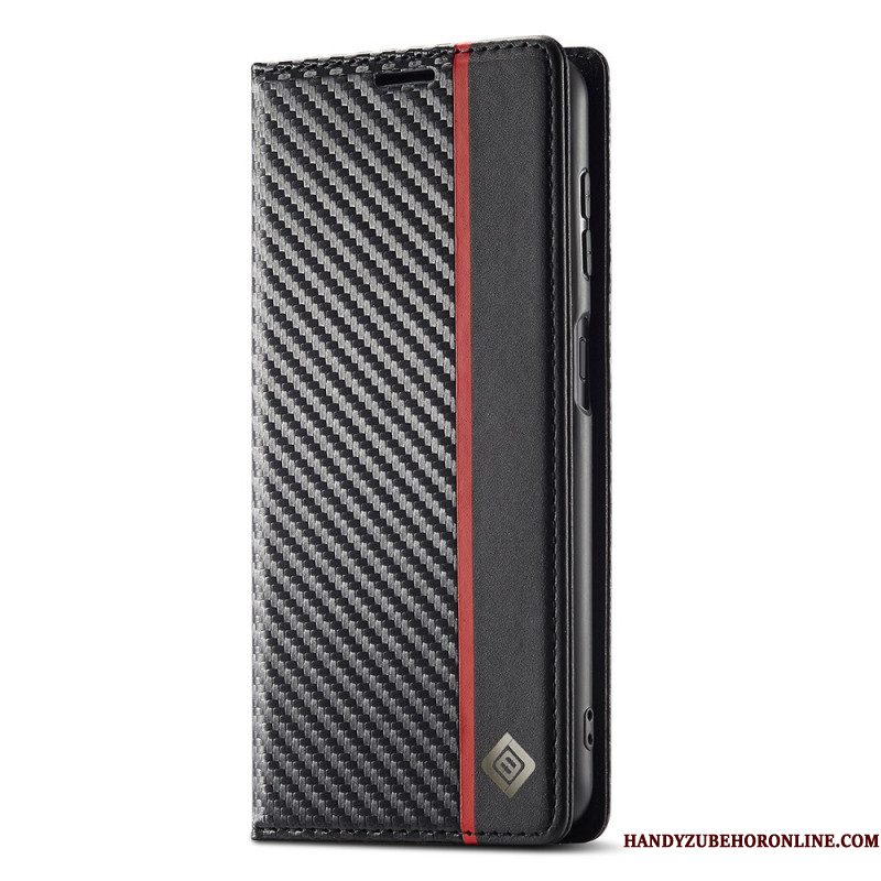 Folio-hoesje Samsung Galaxy A17 4g / 5g Lc.imeeke Koolstofvezel Bescherming Hoesje