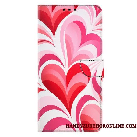 Folio-hoesje Samsung Galaxy A17 4g / 5g Telefoonhoesje Liefdespatroon