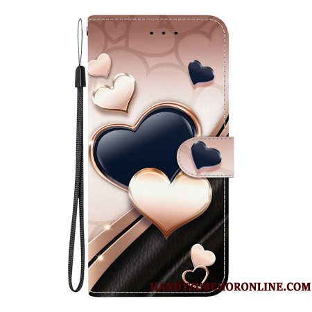 Folio-hoesje Samsung Galaxy A17 4g / 5g Twee Harten