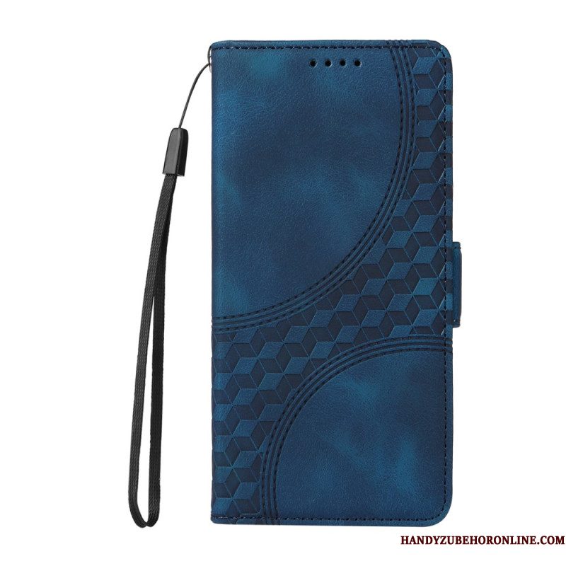Folio-hoesje Samsung Galaxy S25 5g Telefoonhoesje Grafische Rand