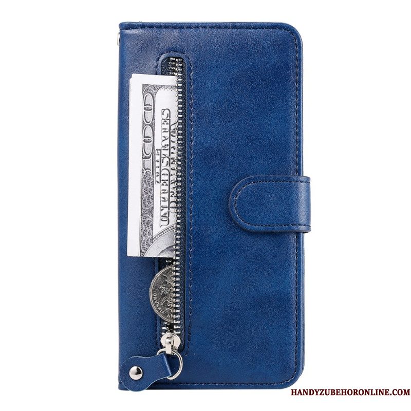 Folio-hoesje Samsung Galaxy S25 5g Telefoonhoesje Portemonnee Met Rits