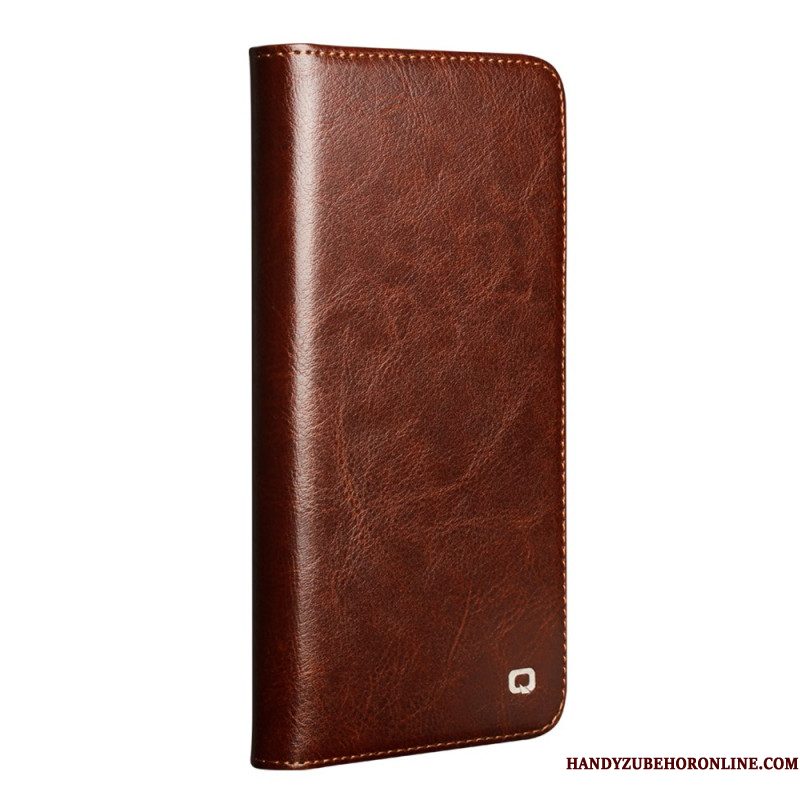 Folio-hoesje Samsung Galaxy S25 Fe Qialino Leer Bescherming Hoesje