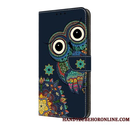 Folio-hoesje Samsung Galaxy S25 Fe Telefoonhoesje Uilenmandala