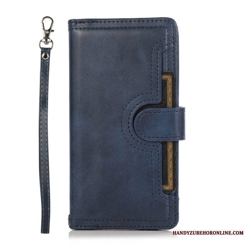 Folio-hoesje Samsung Galaxy S26 Magnetische Portemonnee En Koord