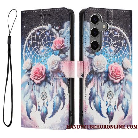 Folio-hoesje Samsung Galaxy S26 Telefoonhoesje Dromenvanger En Rozen