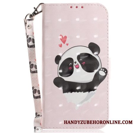 Folio-hoesje Samsung Galaxy S26 Telefoonhoesje Panda Liefde