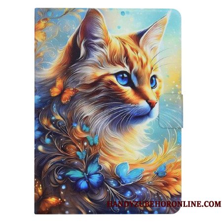 Folio-hoesje Samsung Galaxy Tab S11 Schilderij Van Een Kat