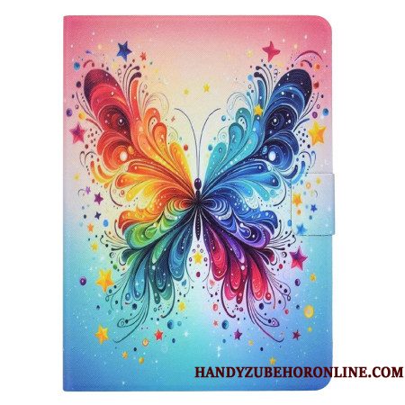 Folio-hoesje Samsung Galaxy Tab S11 Telefoonhoesje Aquarel Vlinder