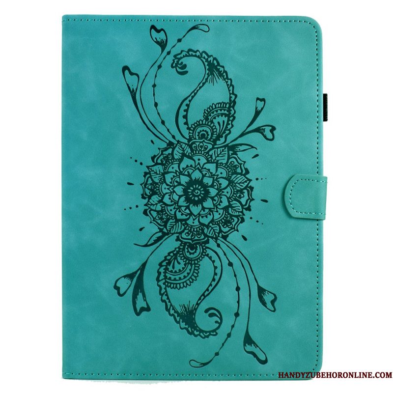Folio-hoesje Samsung Galaxy Tab S11 Telefoonhoesje Mandala Met Suède-effect