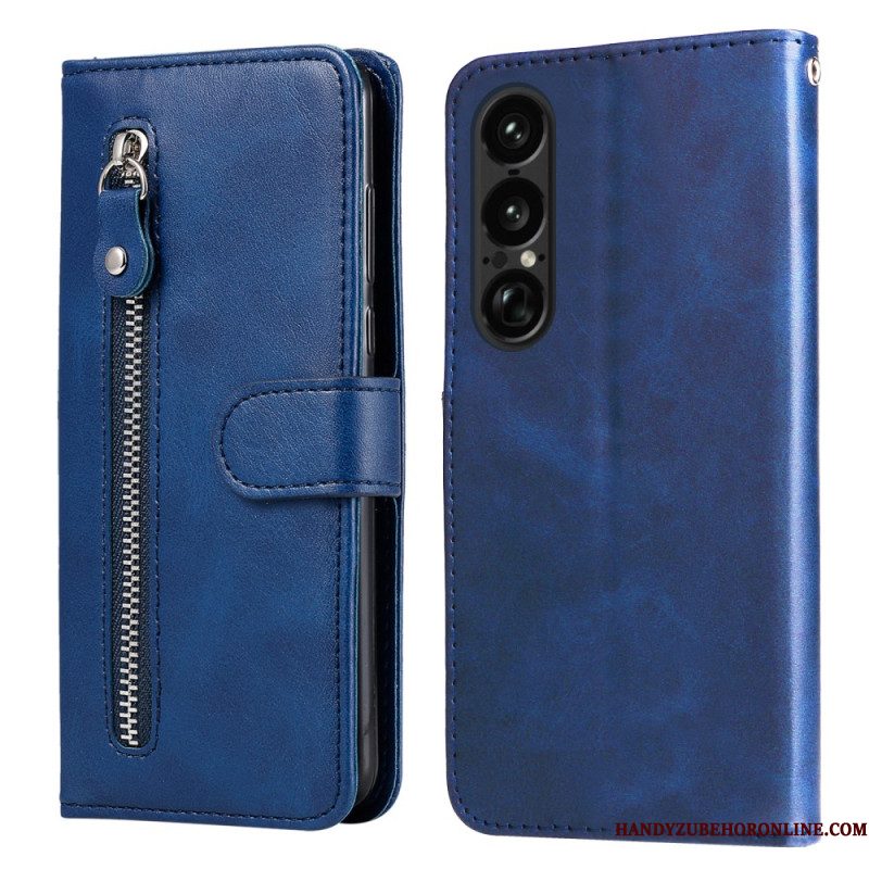 Folio-hoesje Sony Xperia 1 Vii Portemonneetje