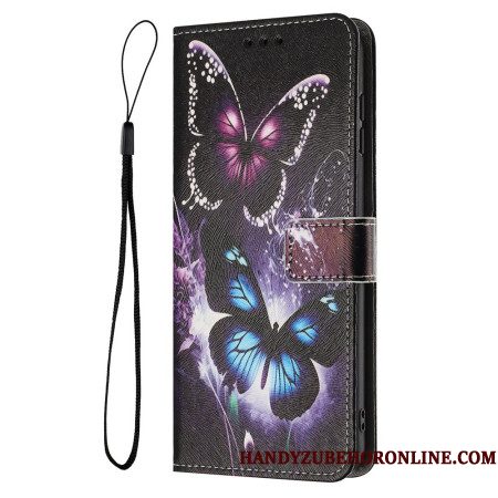 Folio-hoesje Sony Xperia 1 Vii Twee Vlinders