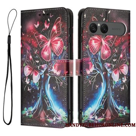 Folio-hoesje Sony Xperia 10 Vii Libellenboom