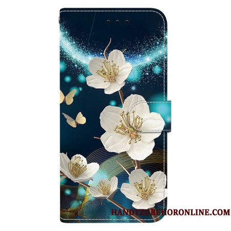 Folio-hoesje Sony Xperia 10 Vii Telefoonhoesje Magnolia's