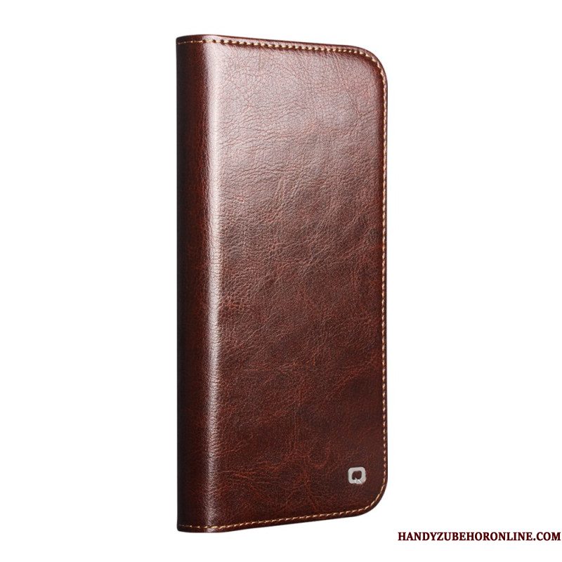 Folio-hoesje Voor Xiaomi 17 Pro Max Echt Leer Van Qialino