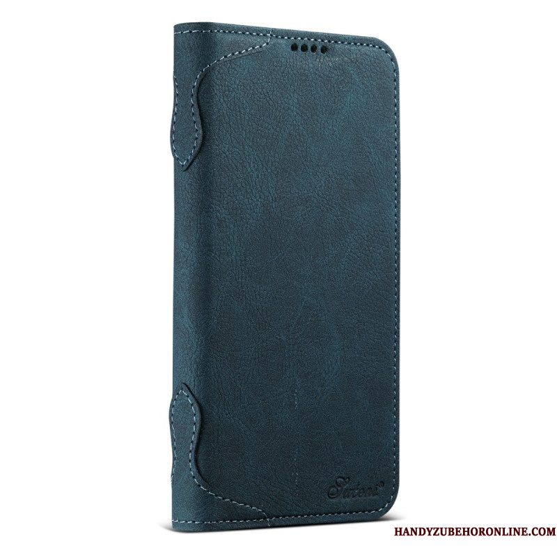 Folio-hoesje Voor iPhone 17 Pro Magsafe-compatibele Lychee-textuur