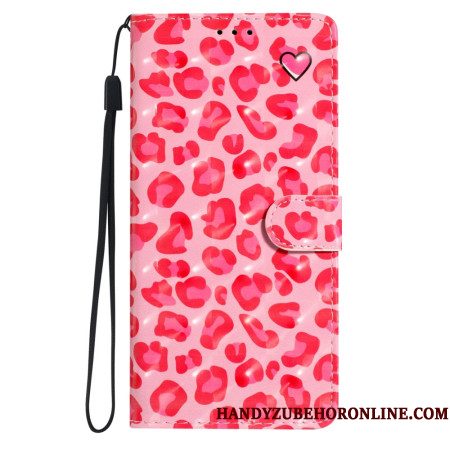 Folio-hoesje Xiaomi 15 Pro 3d Roze Luipaard Patroon