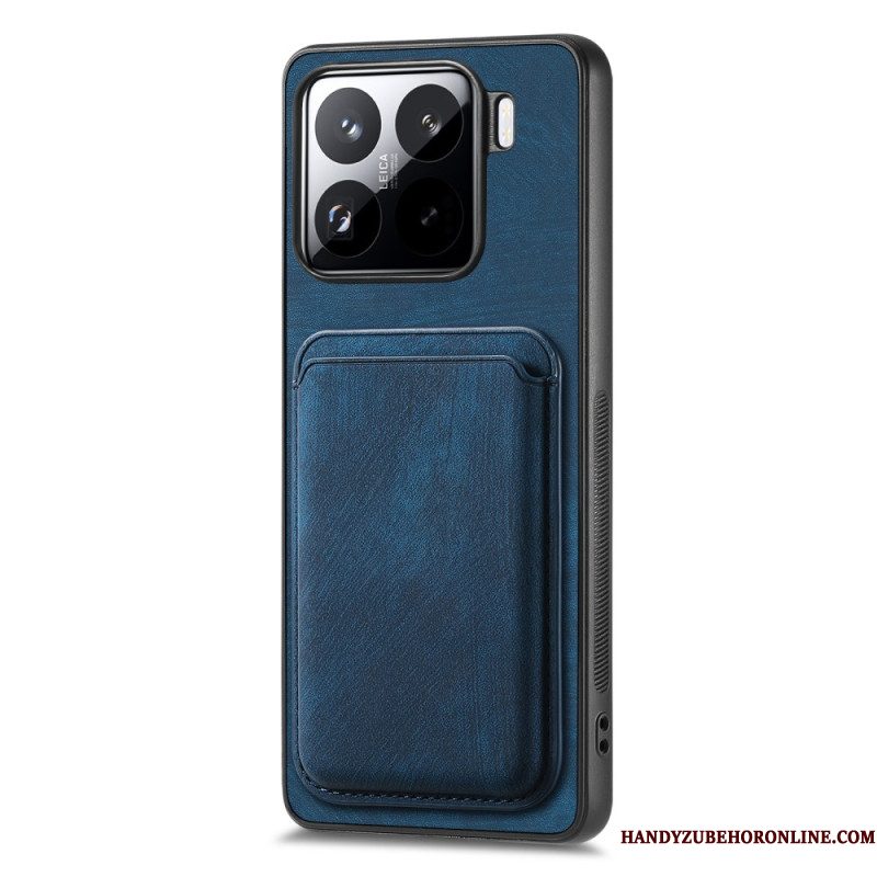 Folio-hoesje Xiaomi 15 Telefoonhoesje Retro Met Afneembare Kaarthouder