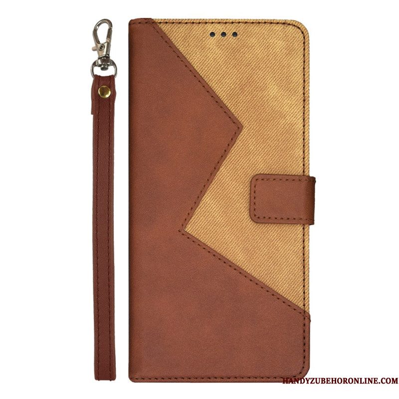 Folio-hoesje Xiaomi 15 Telefoonhoesje Tweekleurig Idewei