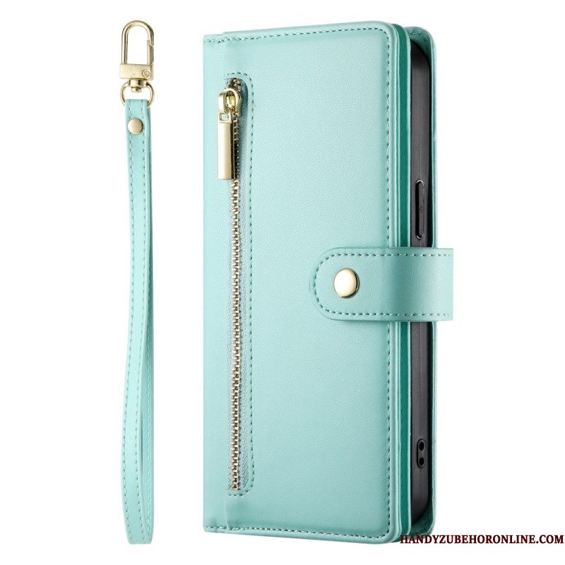 Folio-hoesje Xiaomi 15 Ultra Portemonnee Met Band En Schouderband