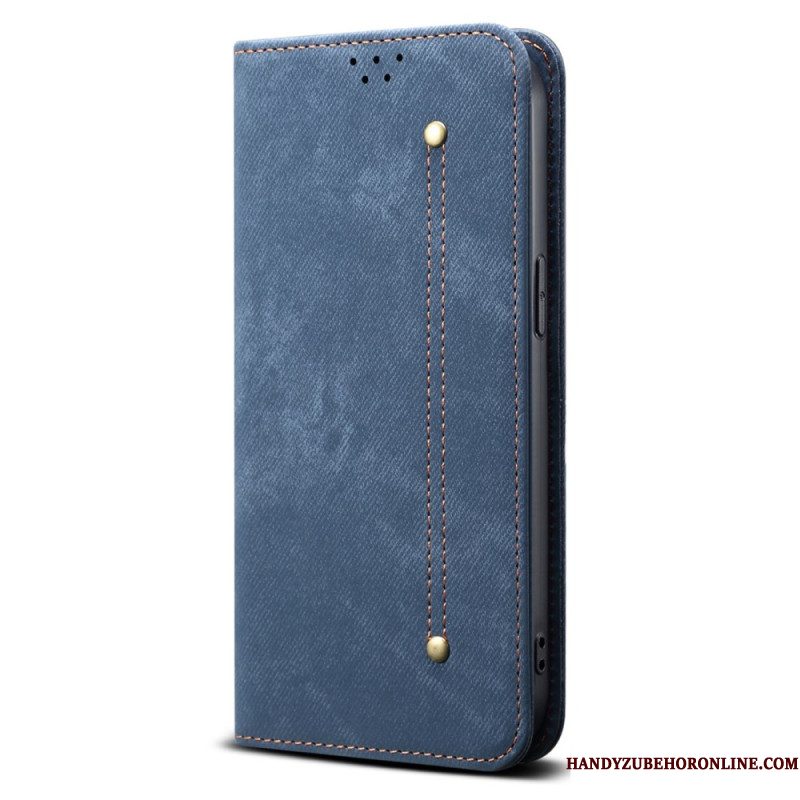 Folio-hoesje Xiaomi 15t Denimstof